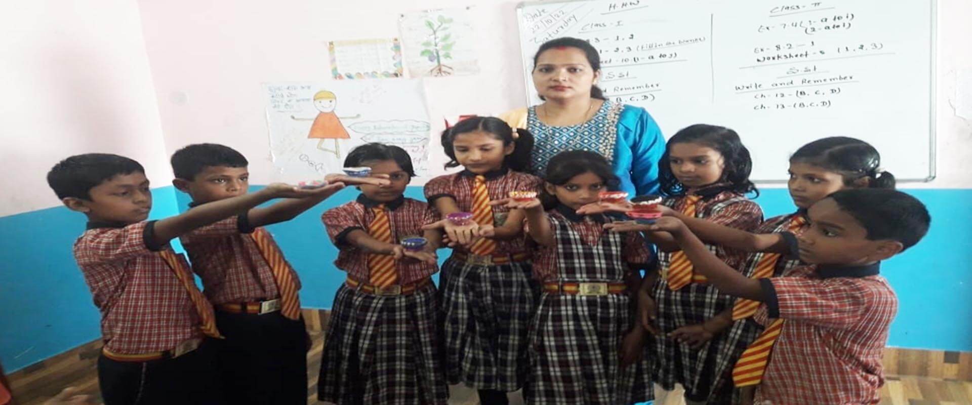 Slider in The Blooming Buds Academy, Kahalgaon